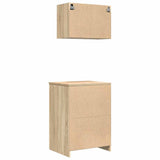 Garage Cabinets 2 pcs Sonoma Oak Engineered Wood 3328280