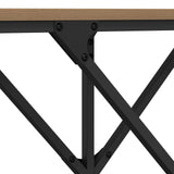 Console Table Artisan oak 140 x 29 x 75 cm Engineered Wood 883529