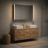 Bathroom Furniture Set 4 pcs Artisan Oak 3406790