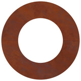 suitable for Flat Tree Ring Brown 40 / 70 cm Weathering Steel 873688