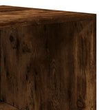 Wardrobe Smoked Oak 50x50x200 cm Engineered Wood 3307715
