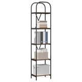 Bookshelf Smoked Oak 40 x 30 x 183 cm Engineered wood 879871