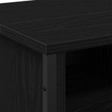 Bathroom Sink Cabinet Black Oak 91 x 35 x 60 cm Engineered wood 869185