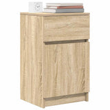 Bedside Cabinet Sonoma Oak 39x35x65 cm Engineered Wood 861323
