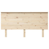 Bed Headboard 154x6x82.5 cm Solid Wood Pine 819175