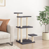Cat Scratching Posts with Platforms Dark Grey 98.5 cm 172108