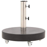 48564 Parasol Base Granite 30 kg Round Black