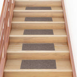 Stair Mats Self-adhesive 15 pcs 60x25 cm Beige Rectangular 326921