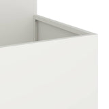 Garden Planter White 100 x 100 x 60 cm Steel 865863