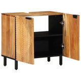 Bathroom Sink Cabinet Brown 62 x 33 x 58 cm Solid Mango Wood 4017775