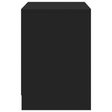 TV Cabinet with LED Black 100x34x50 cm Engineered Wood 852216