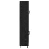 Highboard Black Oak 69.5 x 34 x 180 cm Engineered Wood 3416090
