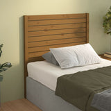 Bed Headboard Honey Brown 106x4x100 cm Solid Wood Pine 819008