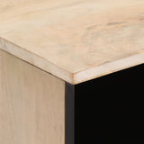 TV Cabinet 80x33x46 cm Solid Wood Mango 358265