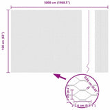 Hexagon Fence Silver 1.6 x 50 m Galvanised steel 42005733