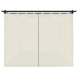 Gazebo with Curtains Cream 6x3 m Steel 4003920