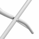 Garden Folding Chair Folding 2 pcs White 42 x 52 x82cm 42002938