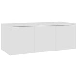 TV Cabinet White 80x34x30 cm Engineered Wood 801859