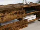 TV Cabinet Smoke Oak 100 x 36 x 49.5 cm Engineered Wood 886560