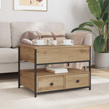 Coffee Table Artisan Oak 70 x 50 x 54.5 cm Engineered Wood 883049