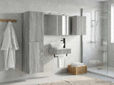 Bathroom Furniture Set 5 pcs Grey Sonoma 3407252