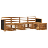 Outdoor Sofa Set 5 pcs Natural 3384220