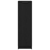 Shoe Cabinet Black Oak 29.5 x 35 x 101 cm Engineered Wood 862101