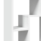 Bookcase White 63x20x90 cm Engineered Wood 858138