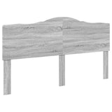 Bed Frame with Drawer Grey Sonoma 200 x 200 cm Engineered Wood 3413567