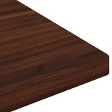 Rectangular Table Top 140 x 40 x 3.5 cm Rectangular Dark Brown 938218