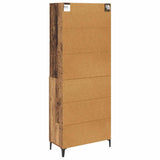 Highboard Old Wood 69.5 x 34 x 180 cm Engineered Wood 3415644