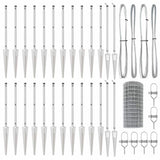 Welded Wire Fence with Spikes 50 x 0.4 m 3350784