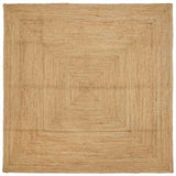 Area Rugs Natural 240 x 240 cm Jute 42010400