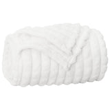 Throw Blankets 6 pcs White 240 x 220 cm Fleece 42016967