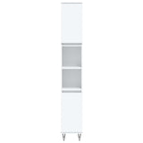 3 Piece Bathroom Furniture Set White Engineered Wood 3190221