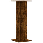 Plant Stands 2 pcs Smoked Oak 30x30x80 cm Engineered Wood 3307868