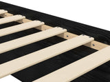 Bed Frame with Storage Black Oak 80 x 200 cm Engineered Wood 3429523