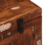 Storage Box with Storage with Door Brown Solid Mango Wood 4104568