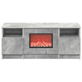 Electric Fireplace Concrete 98 x 28.5 x 40.5 cm Engineered wood 8021194
