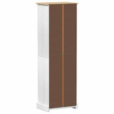 Wardrobes with Drawer White 55 x 38 x 170 cm Solid Pine Wood 42024935