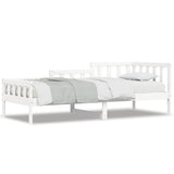 Day Bed without Mattress White 90x200 cm Solid Wood Pine 840371