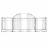 Arched Gabion Baskets 40 pcs 200x50x60/80 cm Galvanised Iron 3146296