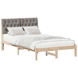 Bed Frame with Upholstered Headboard Brown 120 x 190 cm 878837