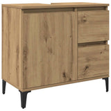 Sink Cabinet Artisan Oak 65x33x60 cm Engineered Wood 857124