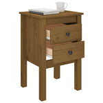 Bedside Cabinets 2 pcs Honey Brown 40x35x61.5cm Solid Wood Pine 813696