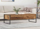 Coffee Table Old Wood 100 x 46 x 40 cm Engineered Wood 886448
