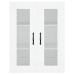Wall Mounted Cabinets 2 pcs White Engineered Wood 3197969