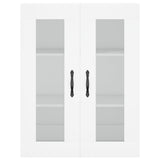 Wall Mounted Cabinet White 69.5x34x90 cm Engineered Wood 834986