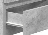 Bedside Cabinets 2 pcs with 2 Drawers Concrete Grey 40x33x60 cm 858567
