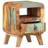 ZNTS Bedside Cabinet 30x30x41 cm Solid Reclaimed Wood 321615